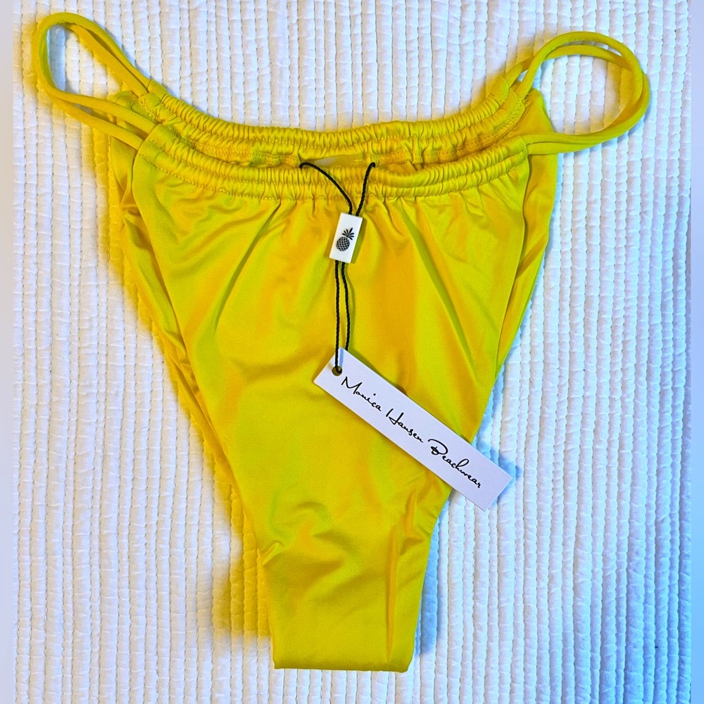 MONICA HANSEN Beachwear Double String Bikini Bottom (Zafferano)